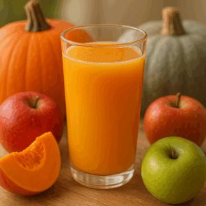 sütőtöklé- Frissen préselt alma-sütőtöklé